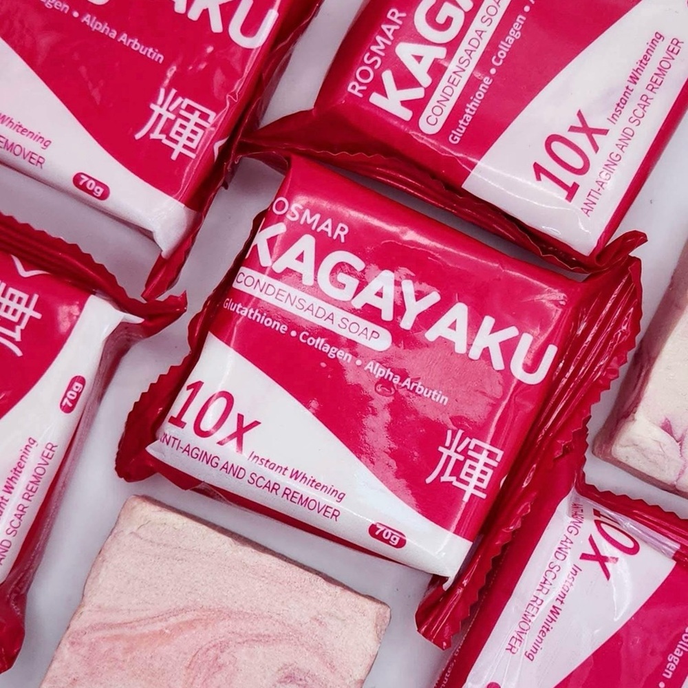 Kagayaku Pink Condensada Soap - Instant Whitening x2 - Picture 3 of 3